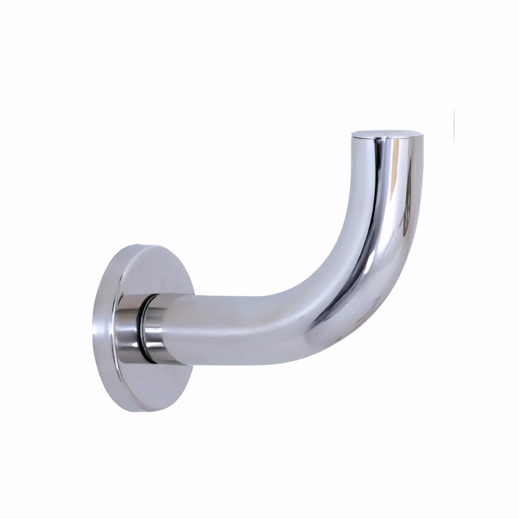 Percha de baño en Acero Inox/Pulido serie Máxima ángulo 90º