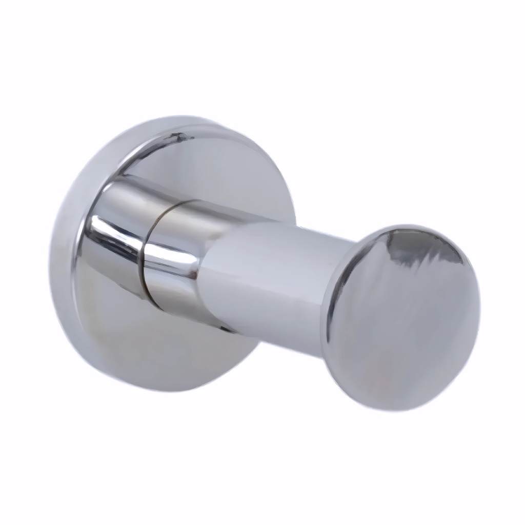 [0200013] Percha de baño en Acero Inox/Pulido serie Máxima recta