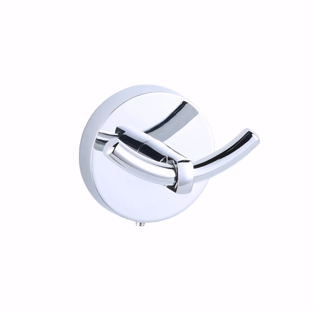 Percha de baño en Acero Inox/Pulido serie GCM doble