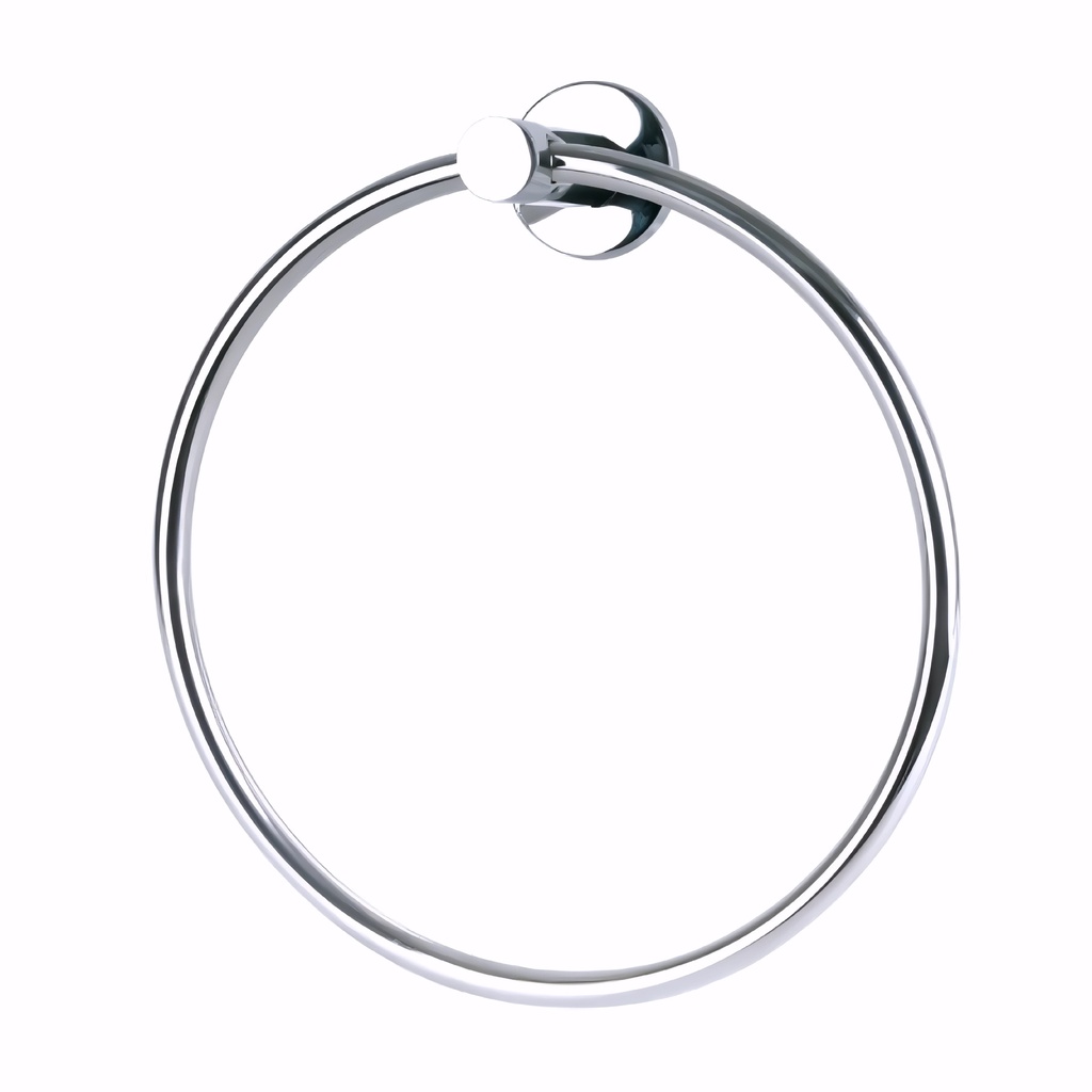 Toallero en Acero Inox/Pulido serie Máxima anilla 20 cm