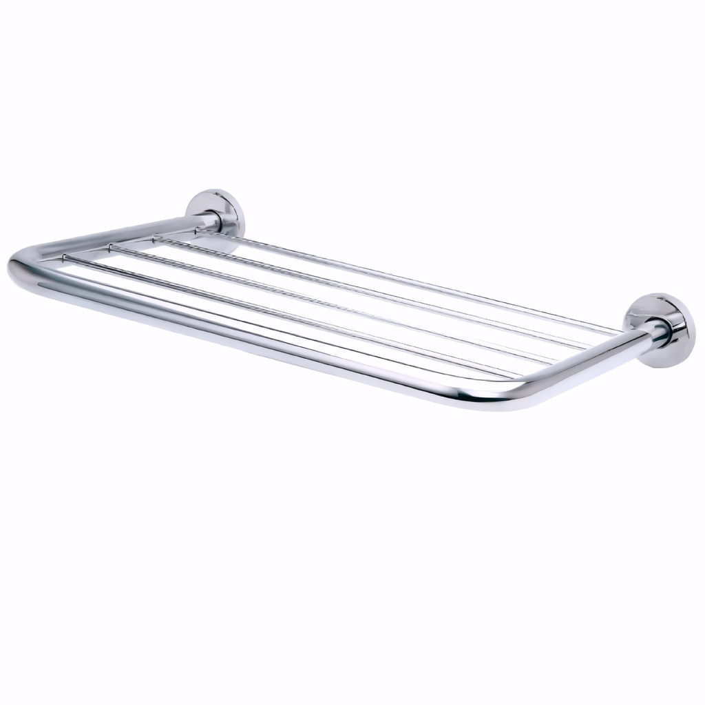 Toallero repisa en Acero Inox/Pulido serie Máxima
