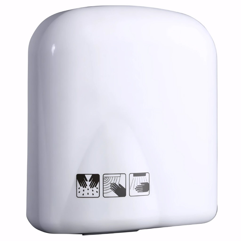 [1500051] Secador de manos en Plástico / Blanco Óptico 1800 W