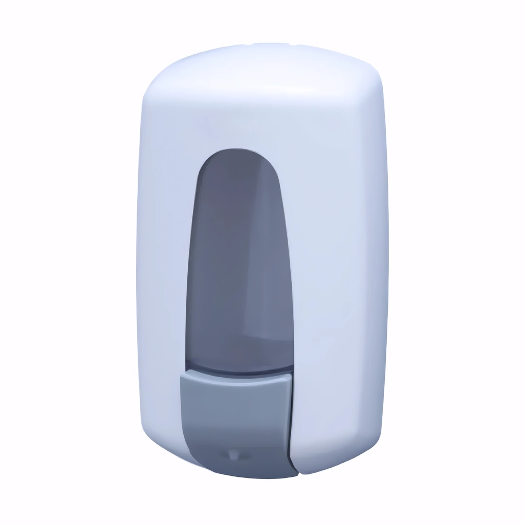 [1600509] Dosificador de gel en Plástico / Blanco 900 ml pulsador rellenable Aitana