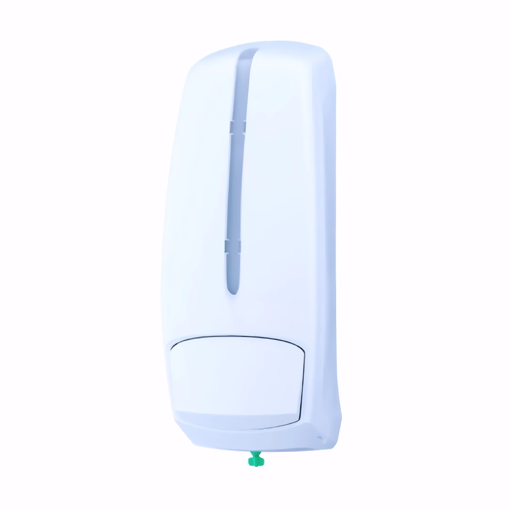 [1600615] Dosificador de gel en Plástico / Blanco 1000 ml pulsador rellenable