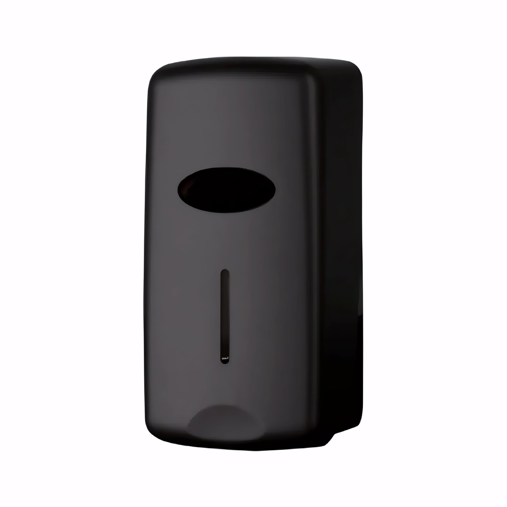 [1620600] Dosificador de gel en Plástico / Negro Mate 1000 ml pulsador rellenable