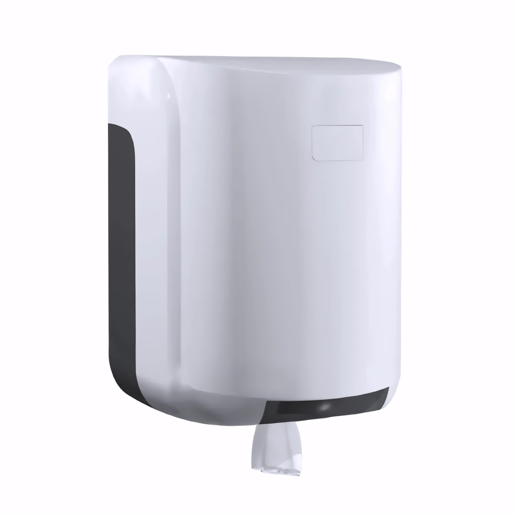 Dispensador papel de manos Mecha en Plástico / Blanco y Gris