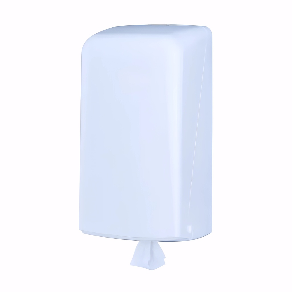 [1702001] Dispensador papel de manos Mini mecha en Plástico / Blanco