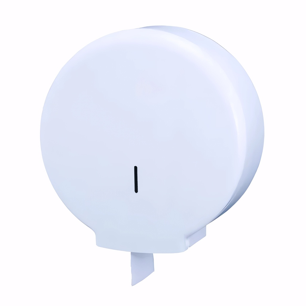 [1800005] Dispensador papel higiénico Industrial en Plástico / Blanco Ø rollo 260 mm