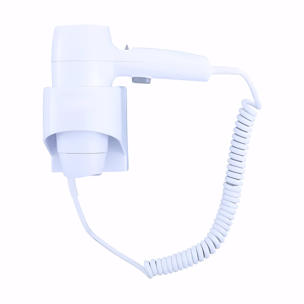 [2310005] Secador de cabello 1200 W Blanco con soporte mural