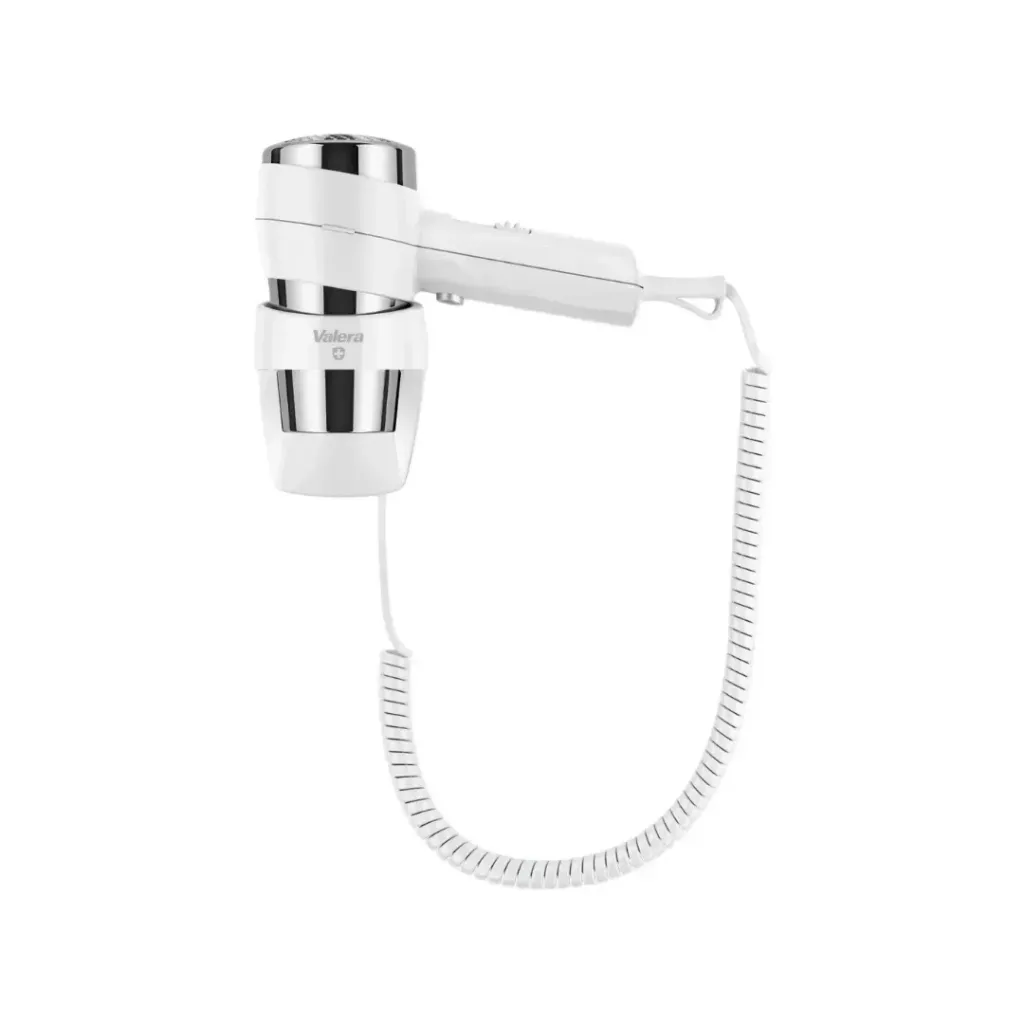 [2330614] Secador de cabello 1800 W Blanco-Cromo Action Súper Plus con soporte