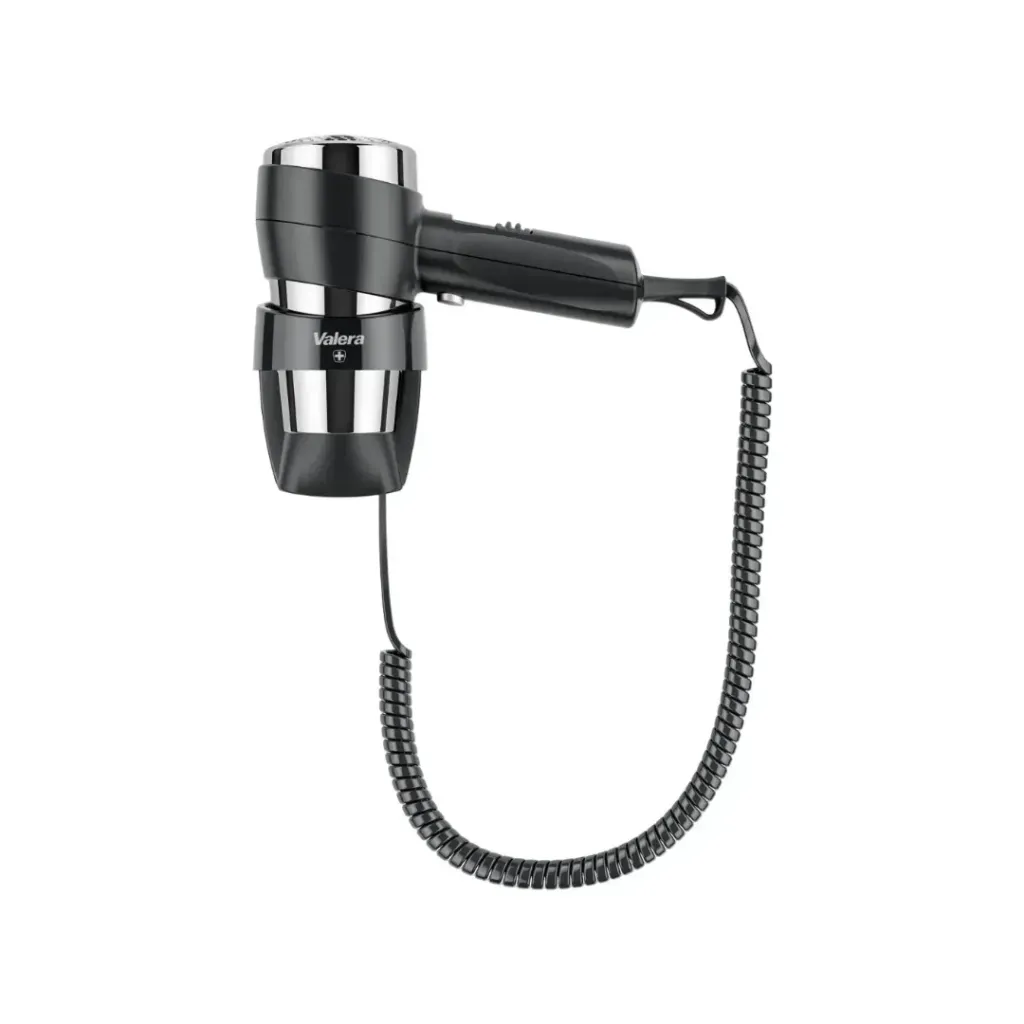 Secador de cabello 1800 W Negro-Cromo Action Súper Plus con soporte