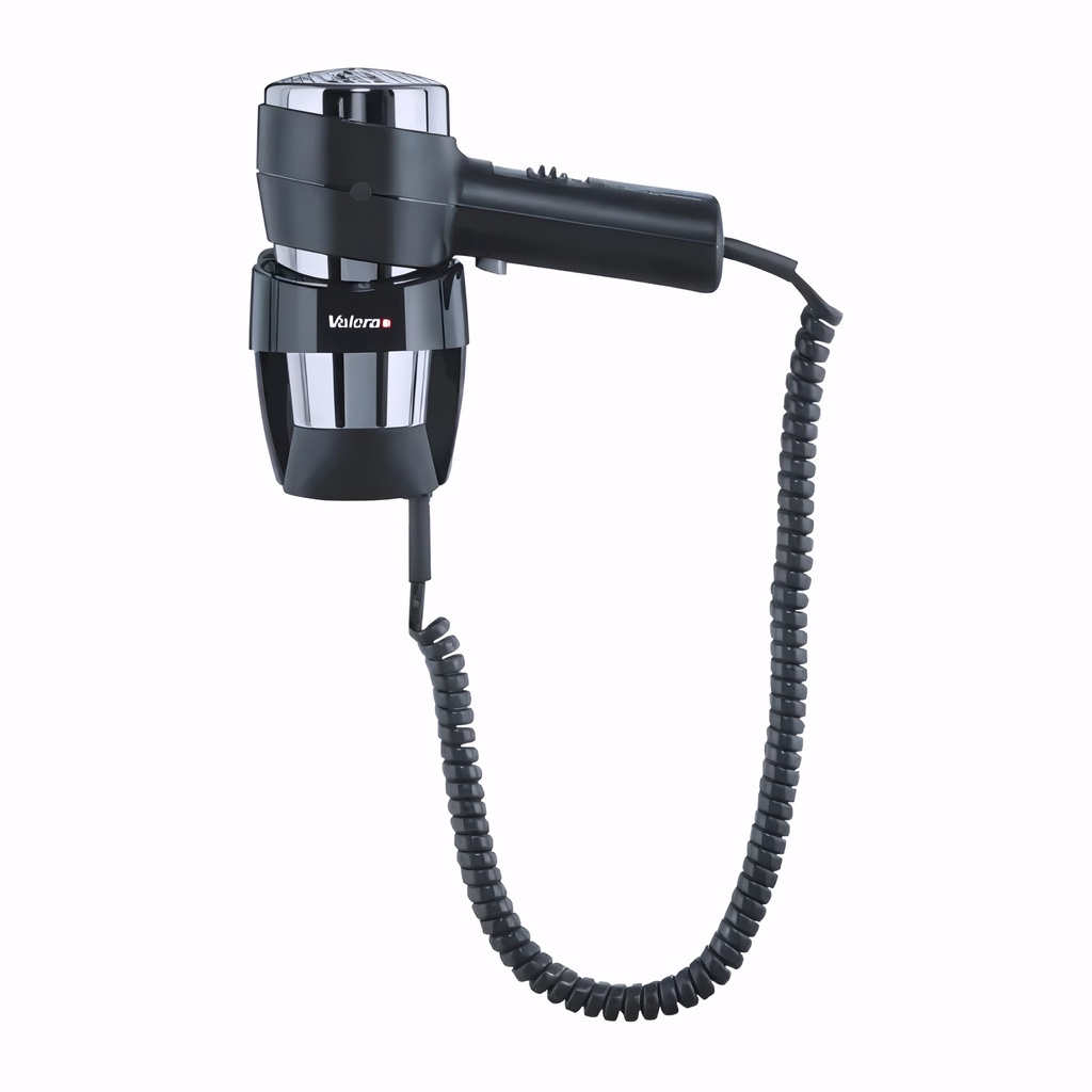 [2330633] Secador de cabello 1800 W Negro-Cromo Action Súper Plus con soporte