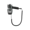 Secador de cabello 1800 W Negro-Cromo Action Súper Plus con soporte