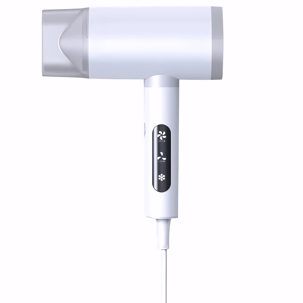 Secador de cabello 1875 W Blanco Táctil GCM
