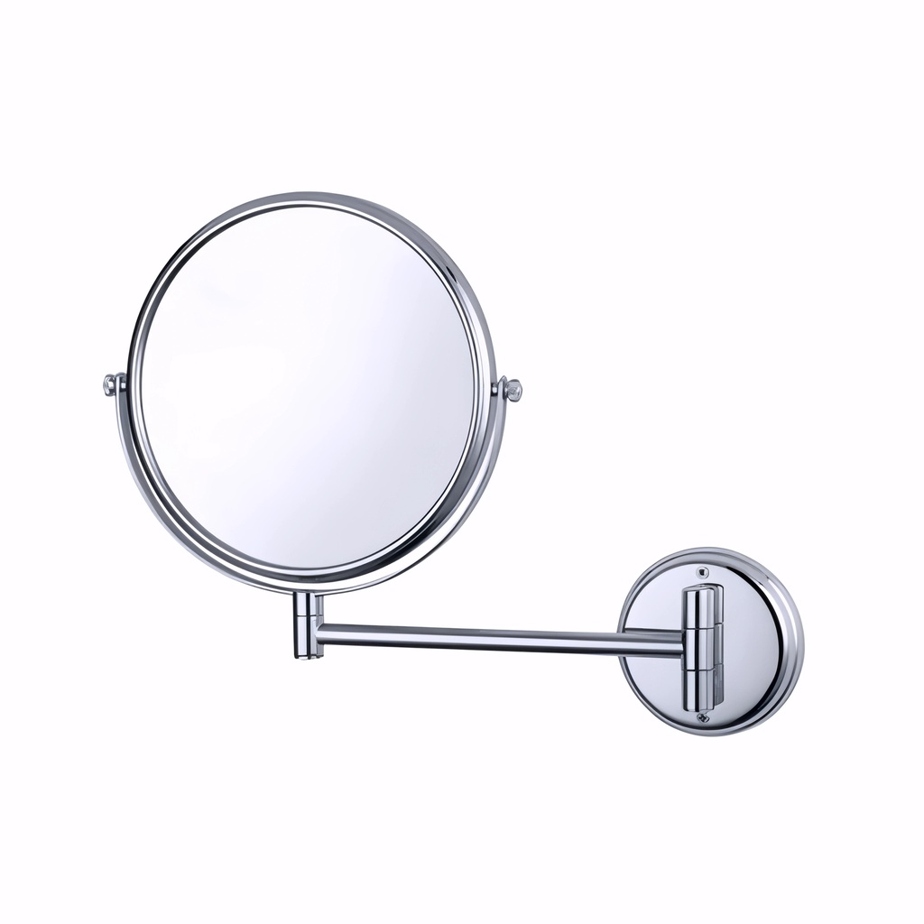 Espejo de aumento 1 brazo / 2 caras x 3 aumentos redondo