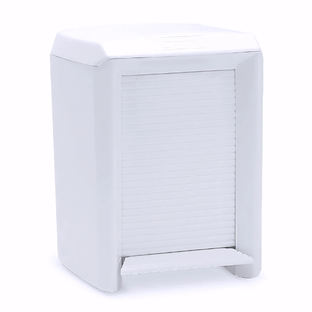 Papelera con pedal en Plástico blanco 7 L Melian