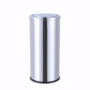 Papelera con tapa basculante en Acero inoxidable pulido 45 L Horizonte