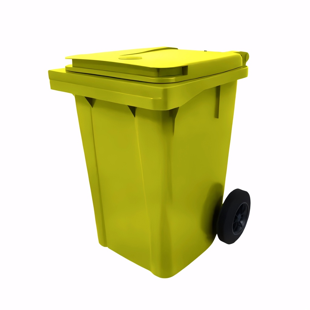 Contenedor de 60 L en Polietileno amarillo