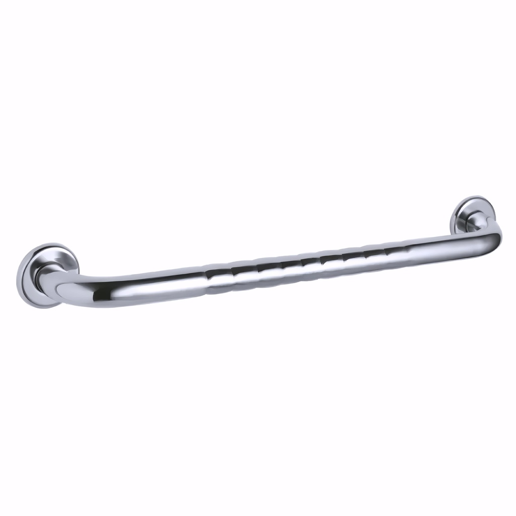 [4801000] Asidero Recto 40 cm en Acero inoxidable pulido con sistema antideslizante