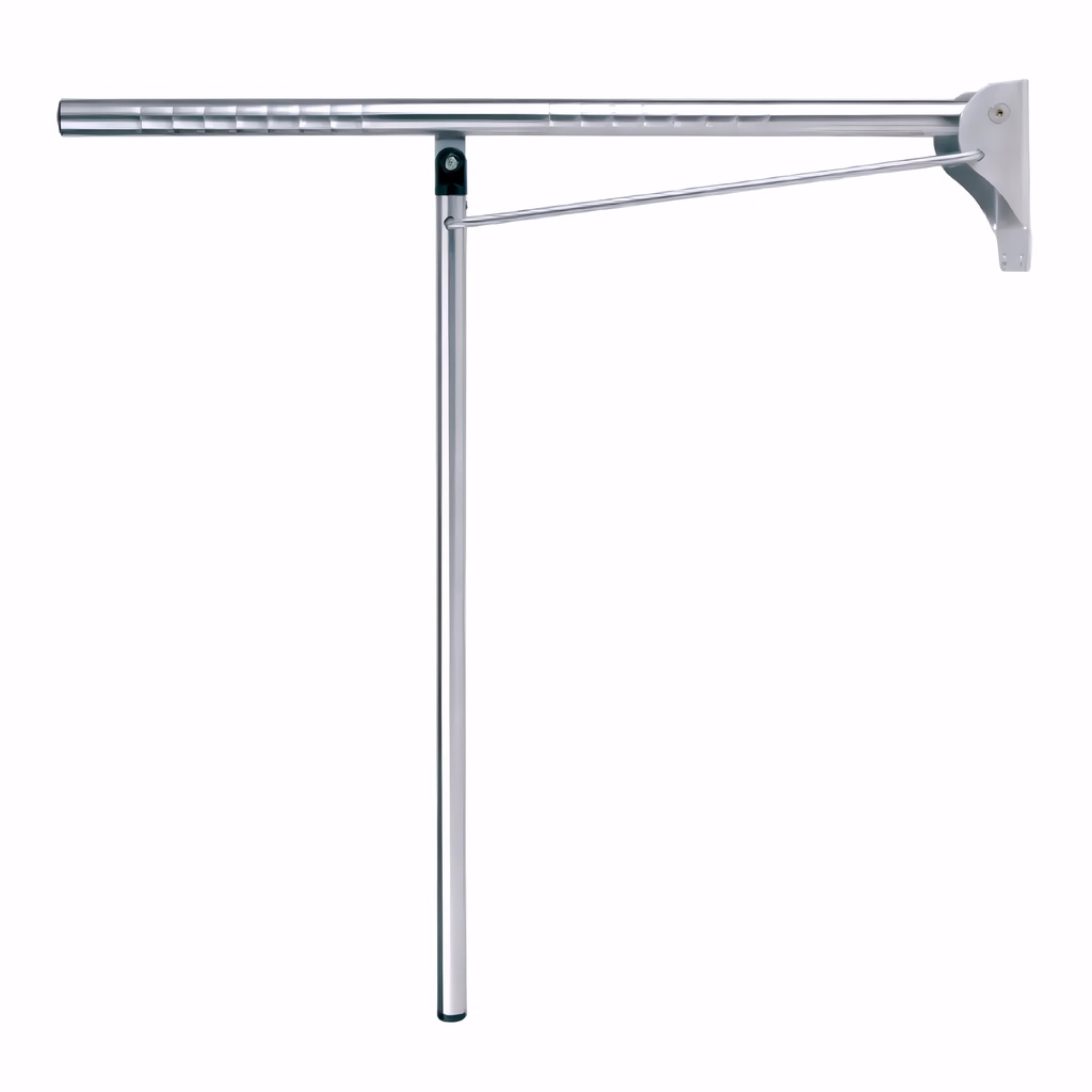 [4810000] Asidero Abatible con pie de seguridad en Acero inoxidable pulido