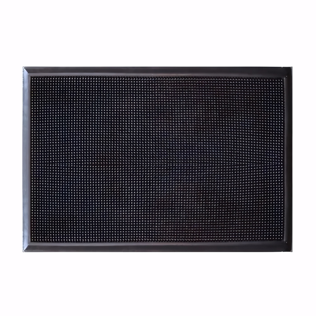 Alfombra polvo, piedras y barro color negro en Caucho 175x90 cm