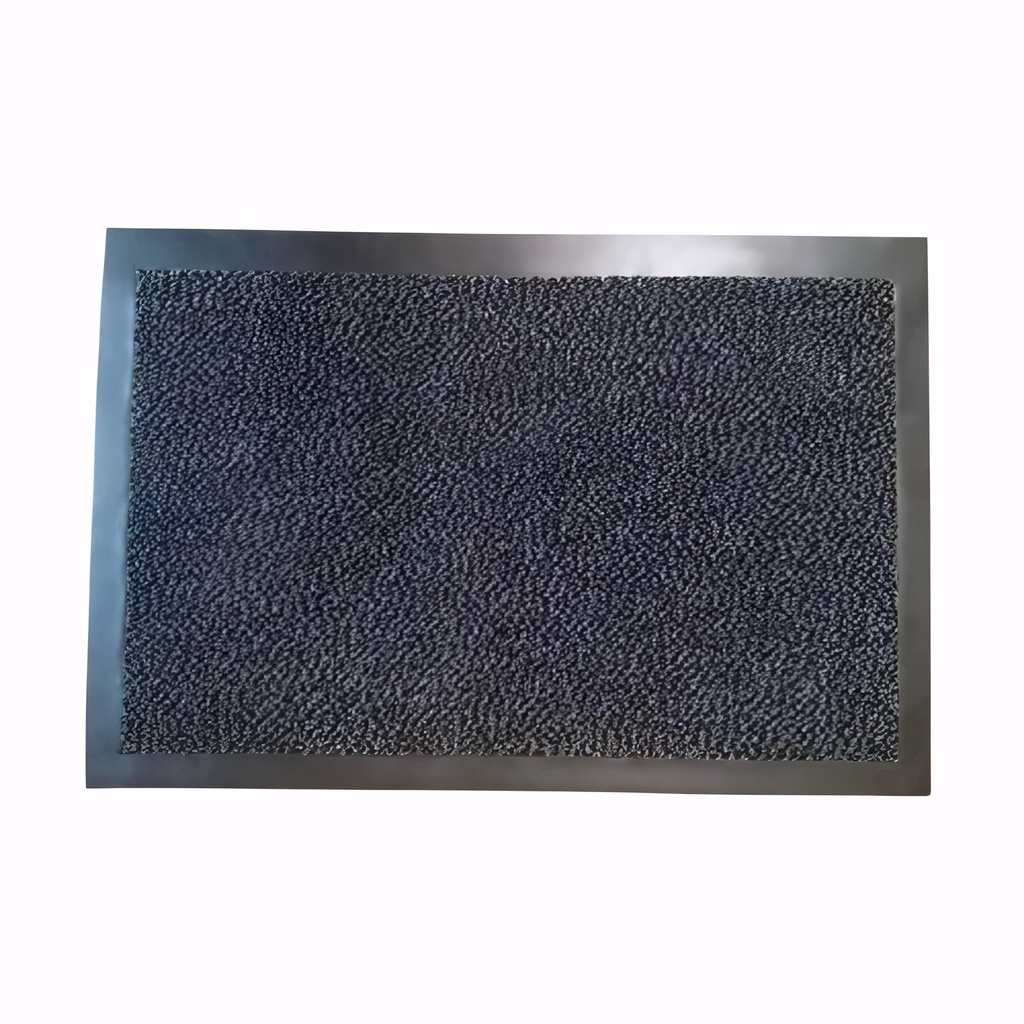 [5101120] Alfombra polvo y agua color gris en Polipropileno, poliéster colback y base vinilo 180x120 cm